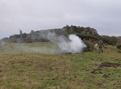 Gorse Clearance on Kippy Heugh